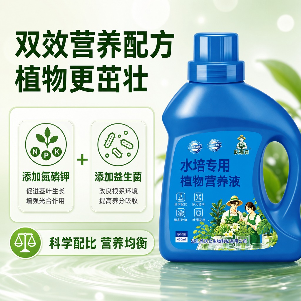 [主图-2] 产品优势 氮磷钾+益生菌双效成分 [统一基调]… - 图片创意预览