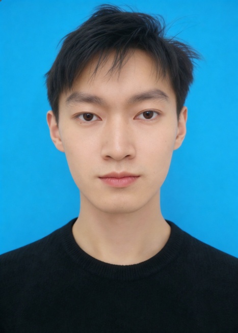 保留第一张图中人物发型、脸型、年龄特征生成标准样式纯正面证件照;人物主体严格居中,头部大小与位置严格对齐第二张图,双肩水平平衡,面部中轴线对齐画面中心,正视前方;标准证件照构图,人物绝对居中;头顶上方预览效果