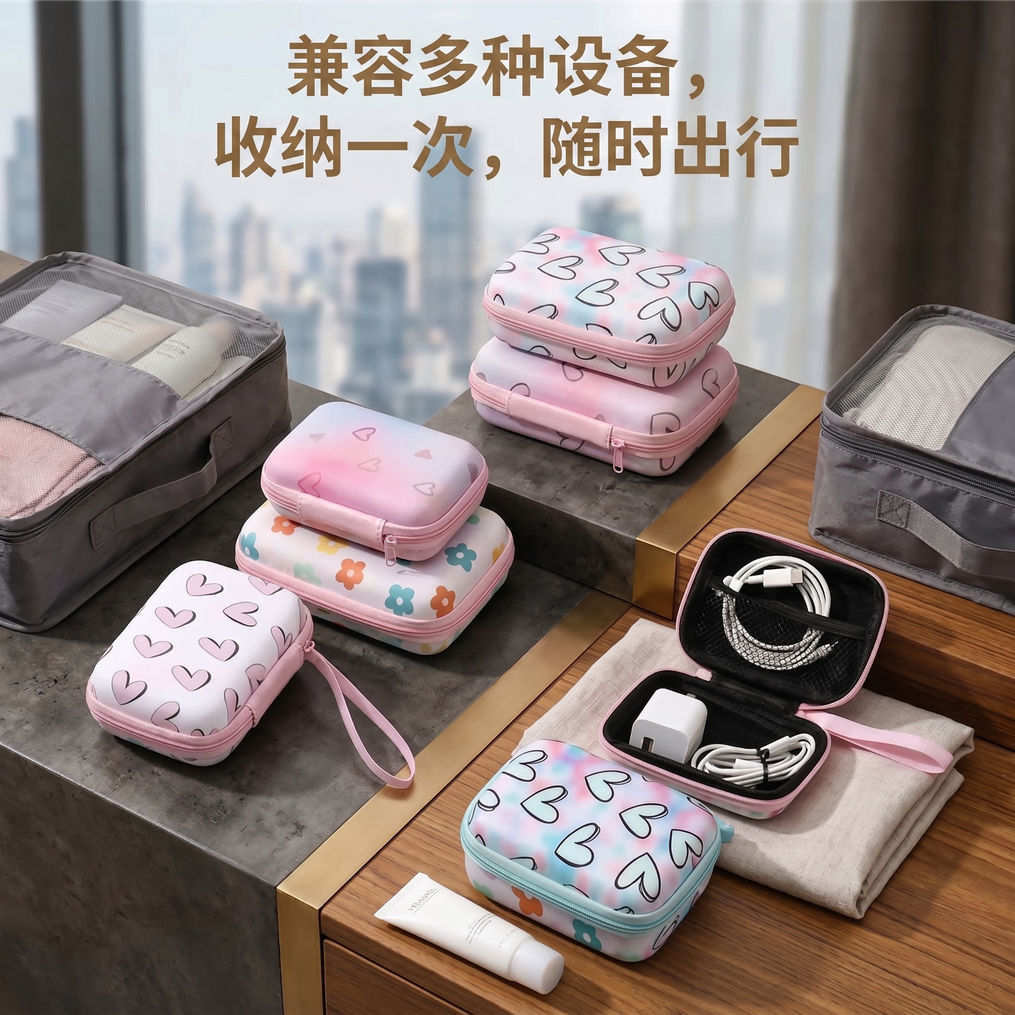 将图中所有英文替换为中文，将原文字'Multi-device… - 图片创意预览