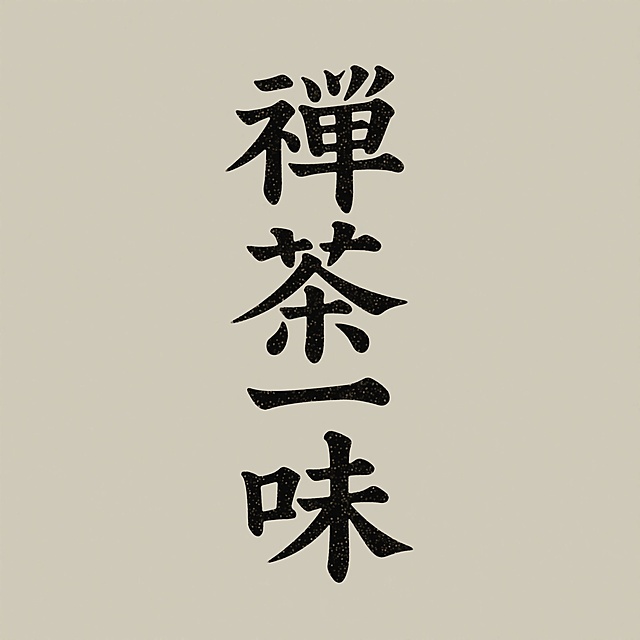 "禅茶一味"