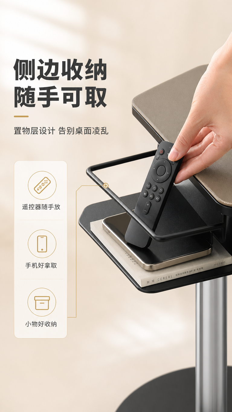 [商品] 使用【图1】左侧卡其色款DJ-8807六角边几的侧边… - 图片创意预览