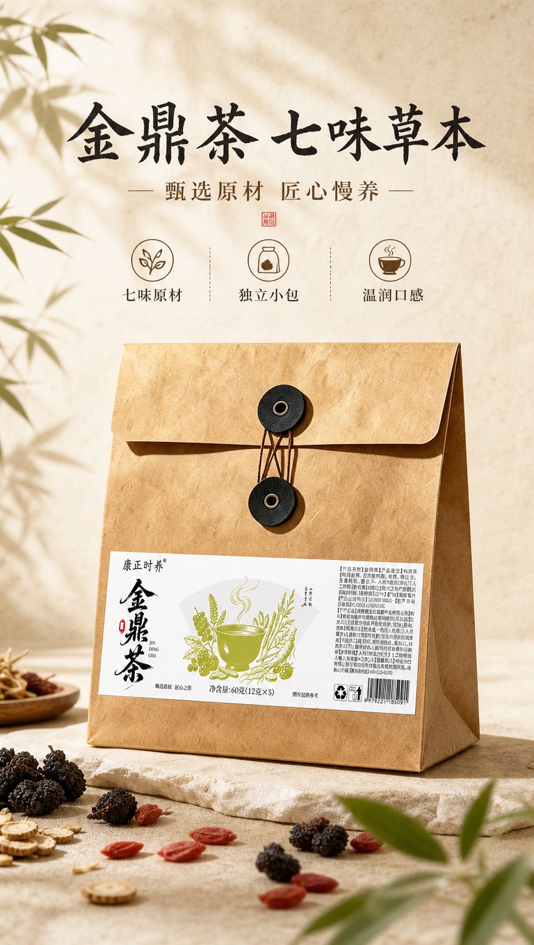 [商品] 使用【图1】康正时养金鼎茶牛皮纸信封式外袋包装；保留… - 图片创意预览