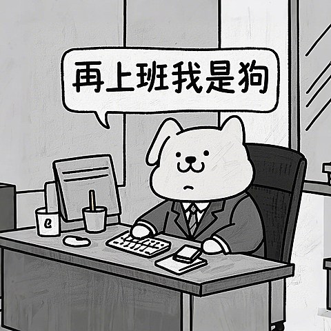 再上班我是🐶（社畜表情包）