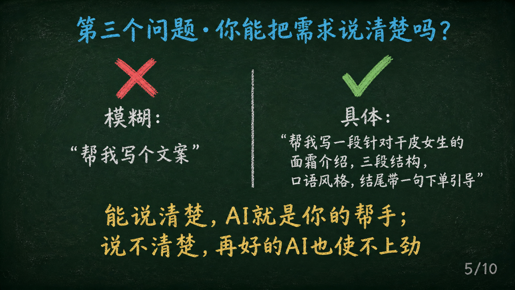 黑板报手绘风格PPT页面，16:9横屏。深墨绿复古黑板底色#1… - 图片创意预览