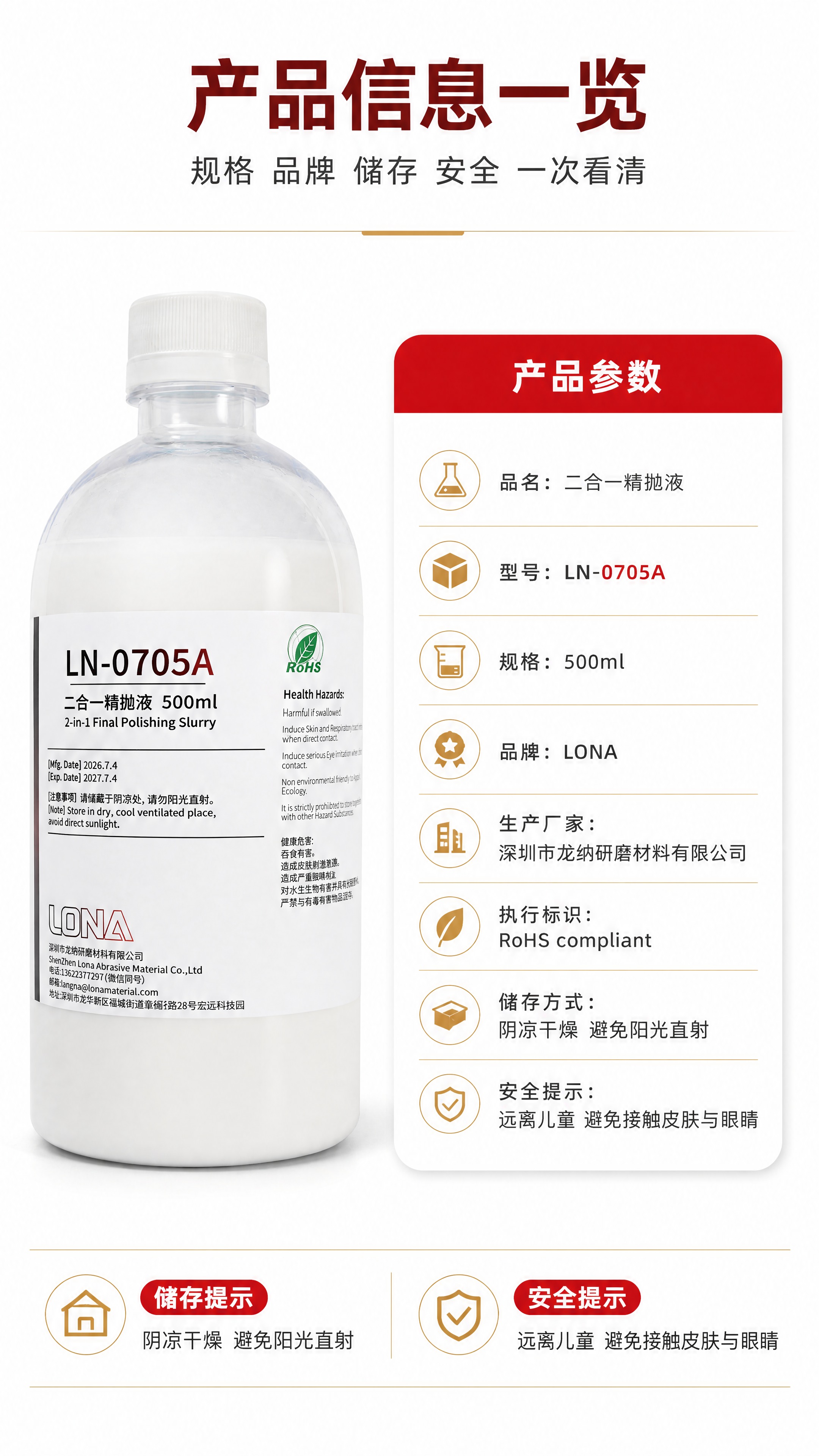 [商品] 使用【图1】LONA LN-0705A 二合一精抛液… - 图片创意预览