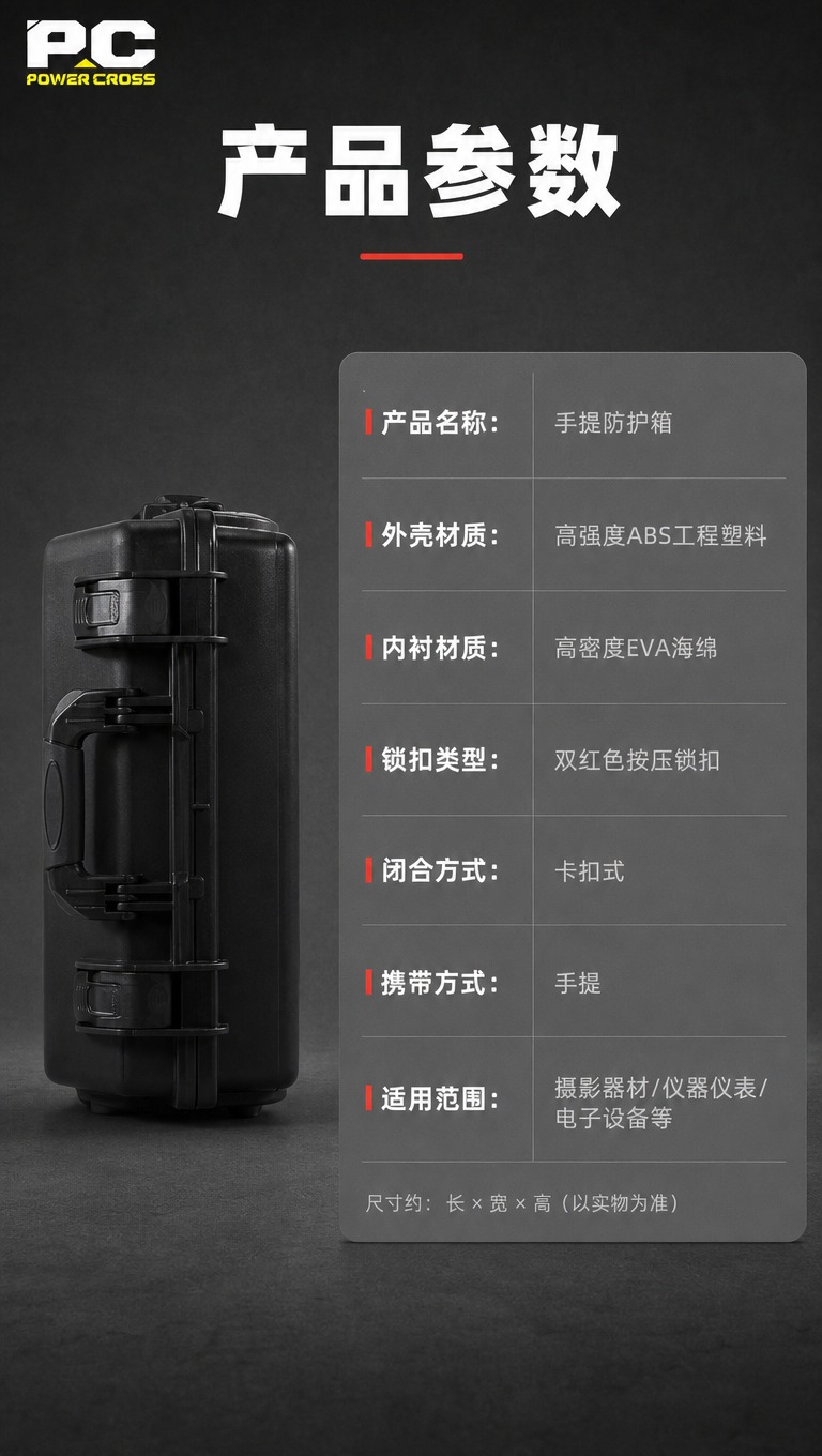 [商品] 使用【图5】手提防护箱侧面图（带提手和锁扣的侧面角度… - 图片创意预览