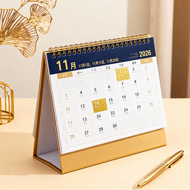 1月11日 1月16日 1月25日 2月2日 2月7日 2月11日 2月21日 2月27日  3月10日 3月13日 3月28日 4月18日 9月16日 10月25日 11月1日 11月11日 11月29日 12月24日 12月30日  要制作26年的台历，把25年这些特殊的日子放上去。用这模板把26年12个月的台历都做出来