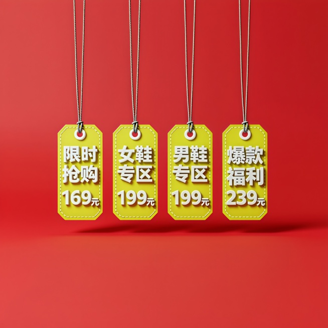 这个黄色吊牌黄的不好看，换一个黄预览效果