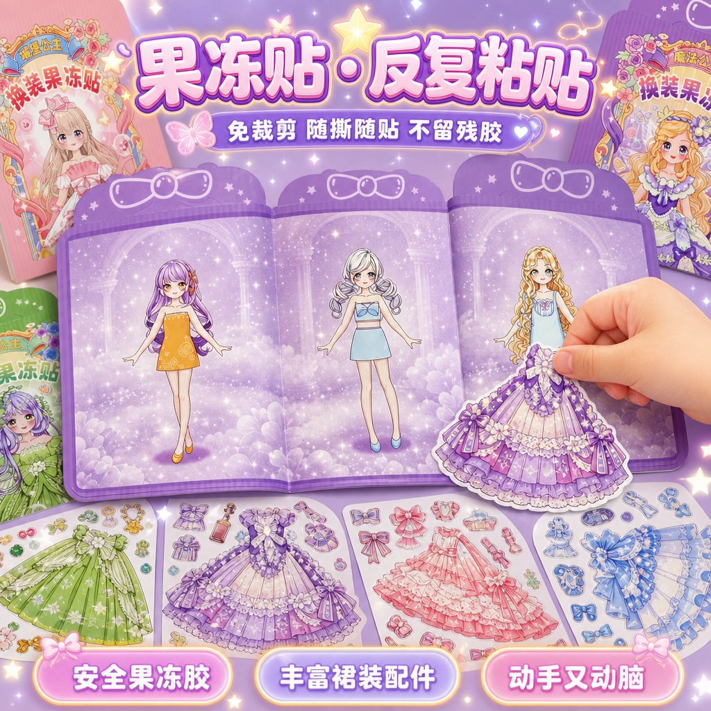 正方形1:1构图，超高清电商主图，糖果梦幻少女风，鲜亮通透色彩… - 图片创意预览