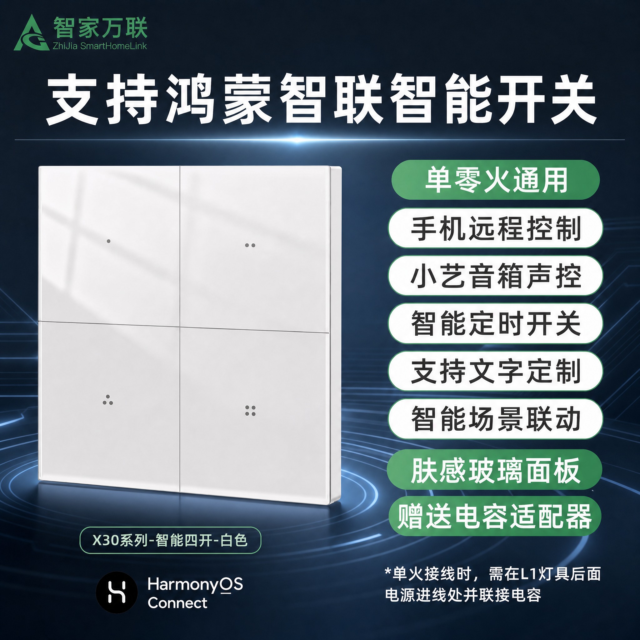 将背景替换为高级深灰蓝渐变科技背景，带有细腻的科技光纹和微弱光… - 图片创意预览