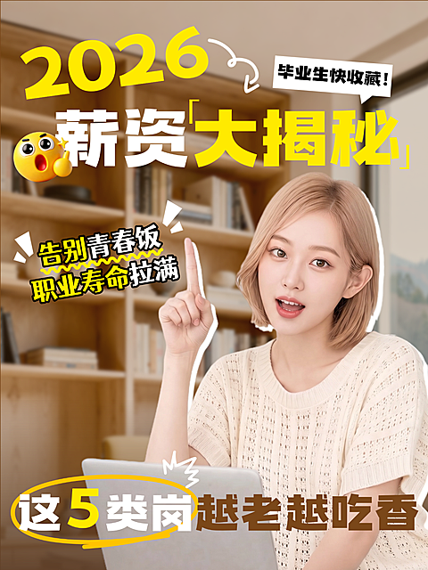 小红书大字人像毕业生求职指南薪资揭秘攻略分享小红书封面