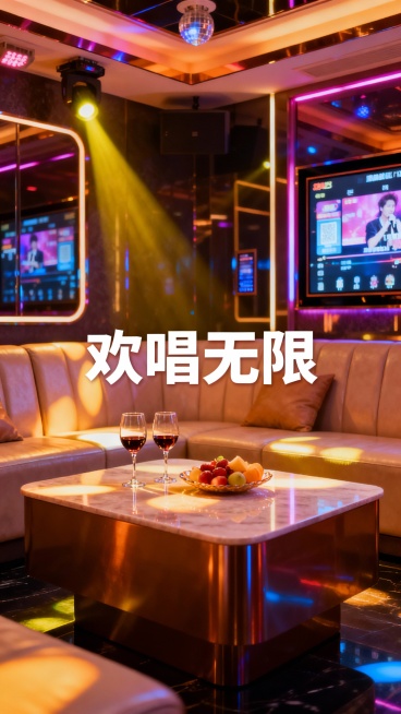 生成50张商务娱乐KTV照片，可以加入一点文字预览效果