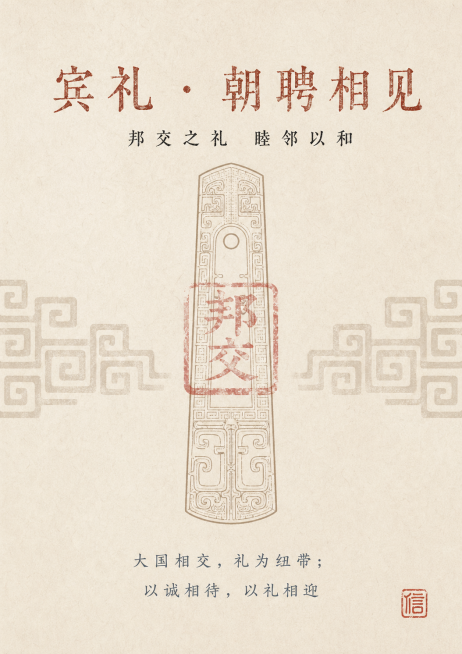 竖版 A3 尺寸海报，严格遵循整套统一规范，300DPI，CMYK 印刷级，JPEG 格式，8K 超高清，专业平面设计海报，无 AI 插画感。
设计主体与版式：画面视觉中心为极简线描解构的玉圭纹样，搭预览效果