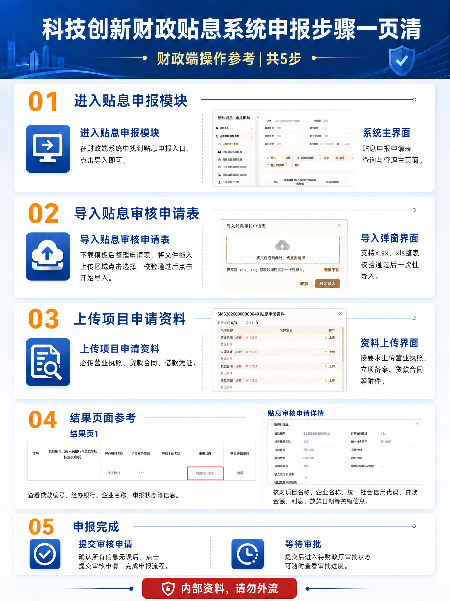 基于上一张海报进行修改，保持整体版式、蓝色政务风格、所有文字内… - 图片创意预览