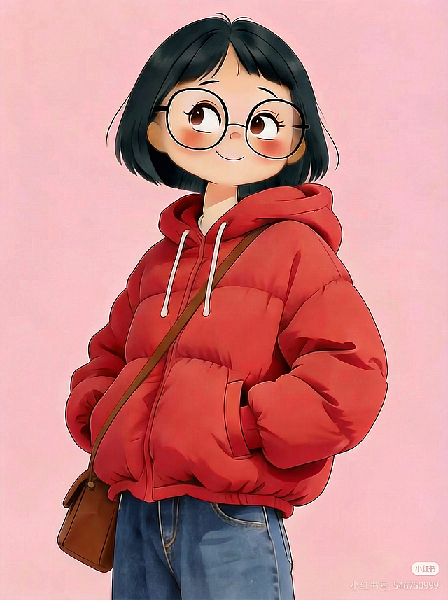 将女孩头发变成黑色