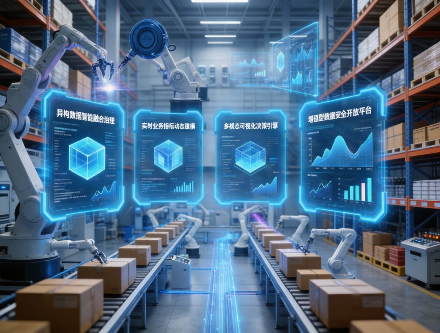 改为实景图   科技元素的仓储或者物流等预览效果