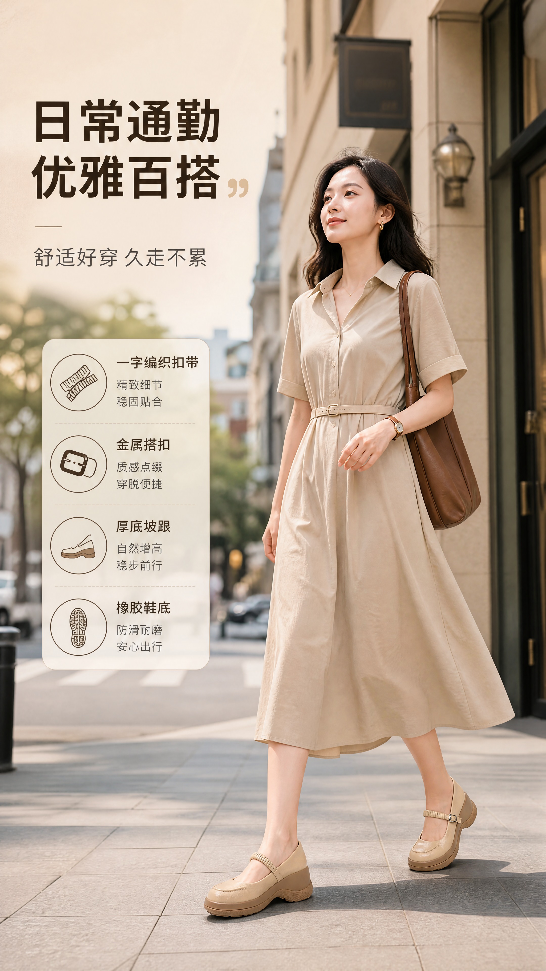 [商品] 使用【图1】杏色玛丽珍厚底女鞋；商品处理：保留圆头、… - 图片创意预览