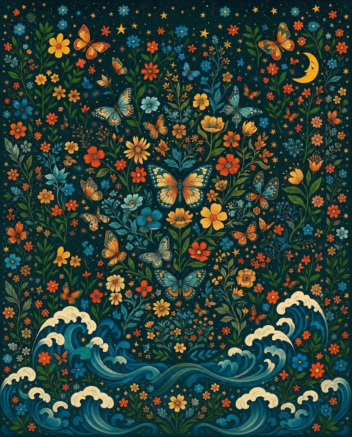 将图片四周的内容向外延展扩展，使图片整体扩大为原来的1.25倍… - 图片创意预览