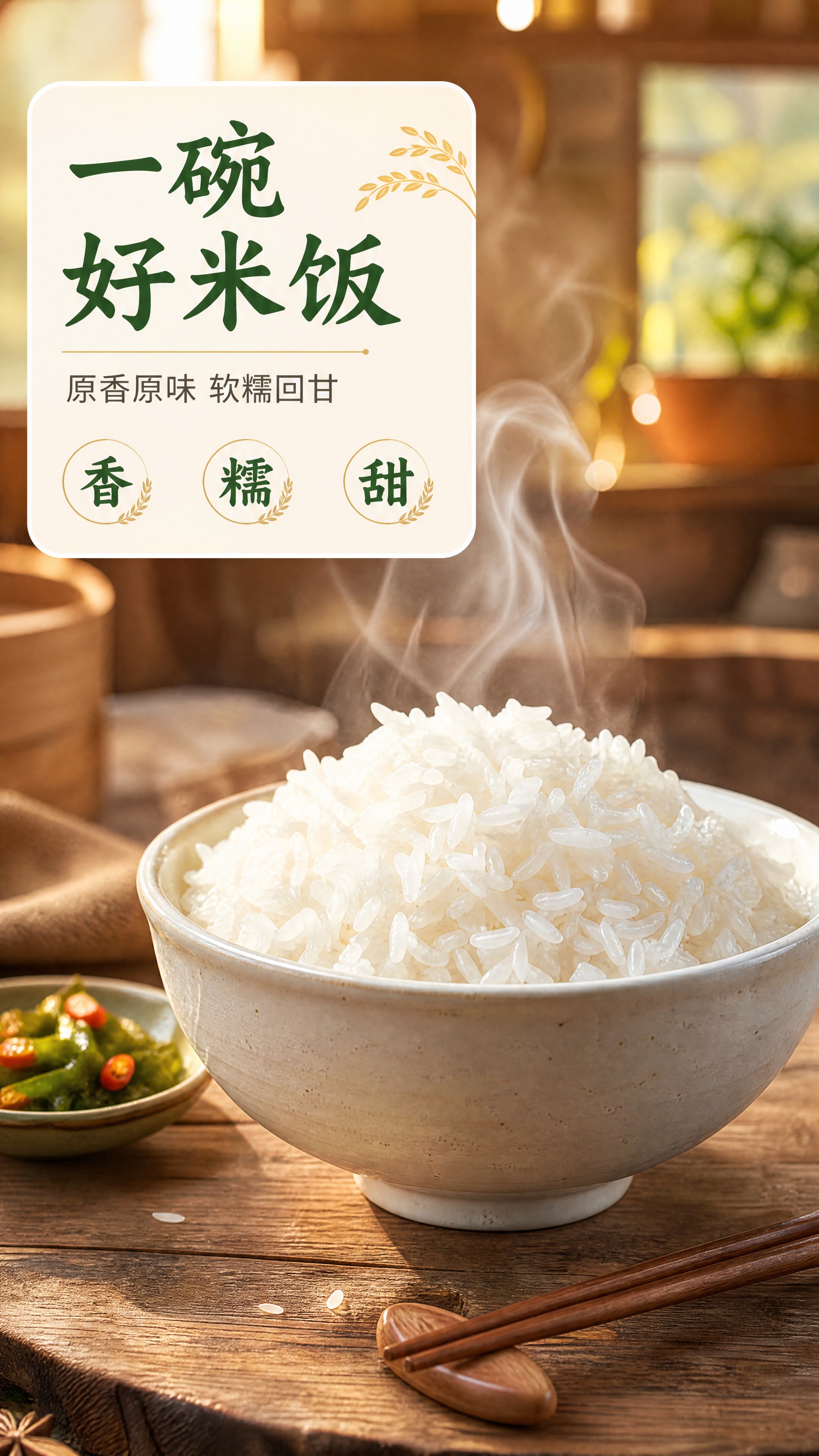 [商品] 使用【图1】【图2】中的大米品类参考；本张不出现包装… - 图片创意预览