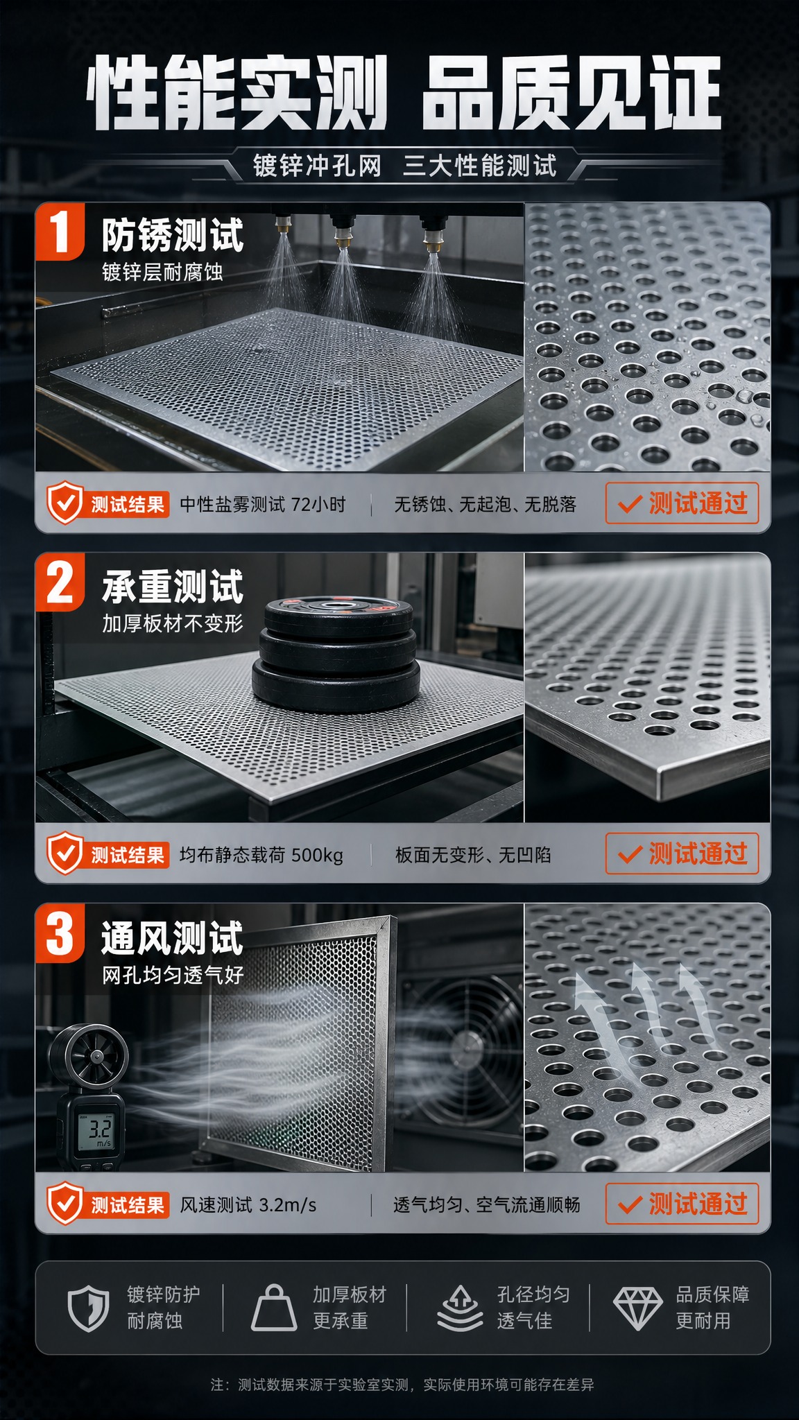 [商品] 使用【图1】镀锌冲孔网；保留金属板材结构、圆孔冲孔、… - 图片创意预览