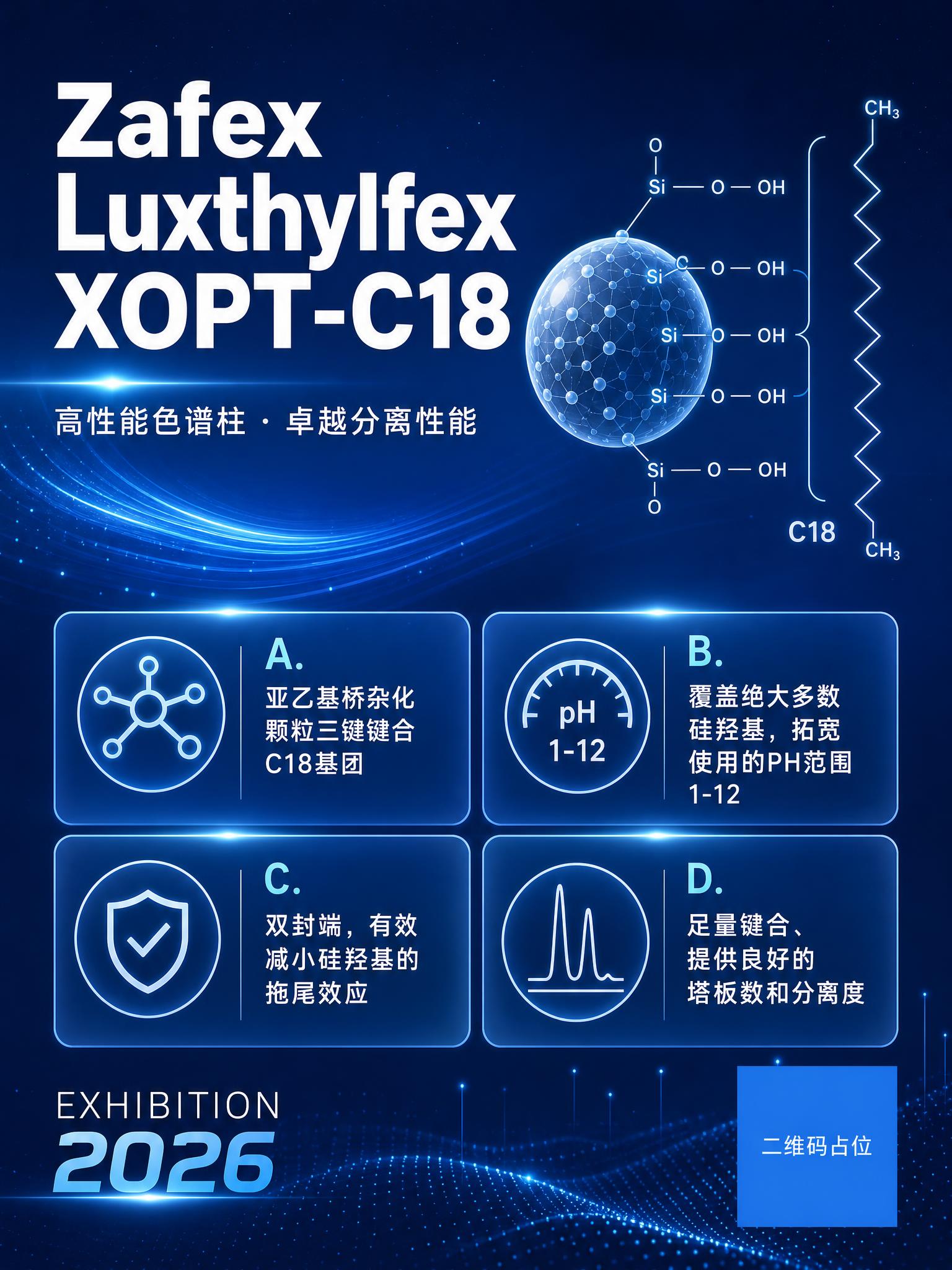 一张展会用的产品宣传页海报，蓝色主题，简约美观大气，画面比例3… - 图片创意预览