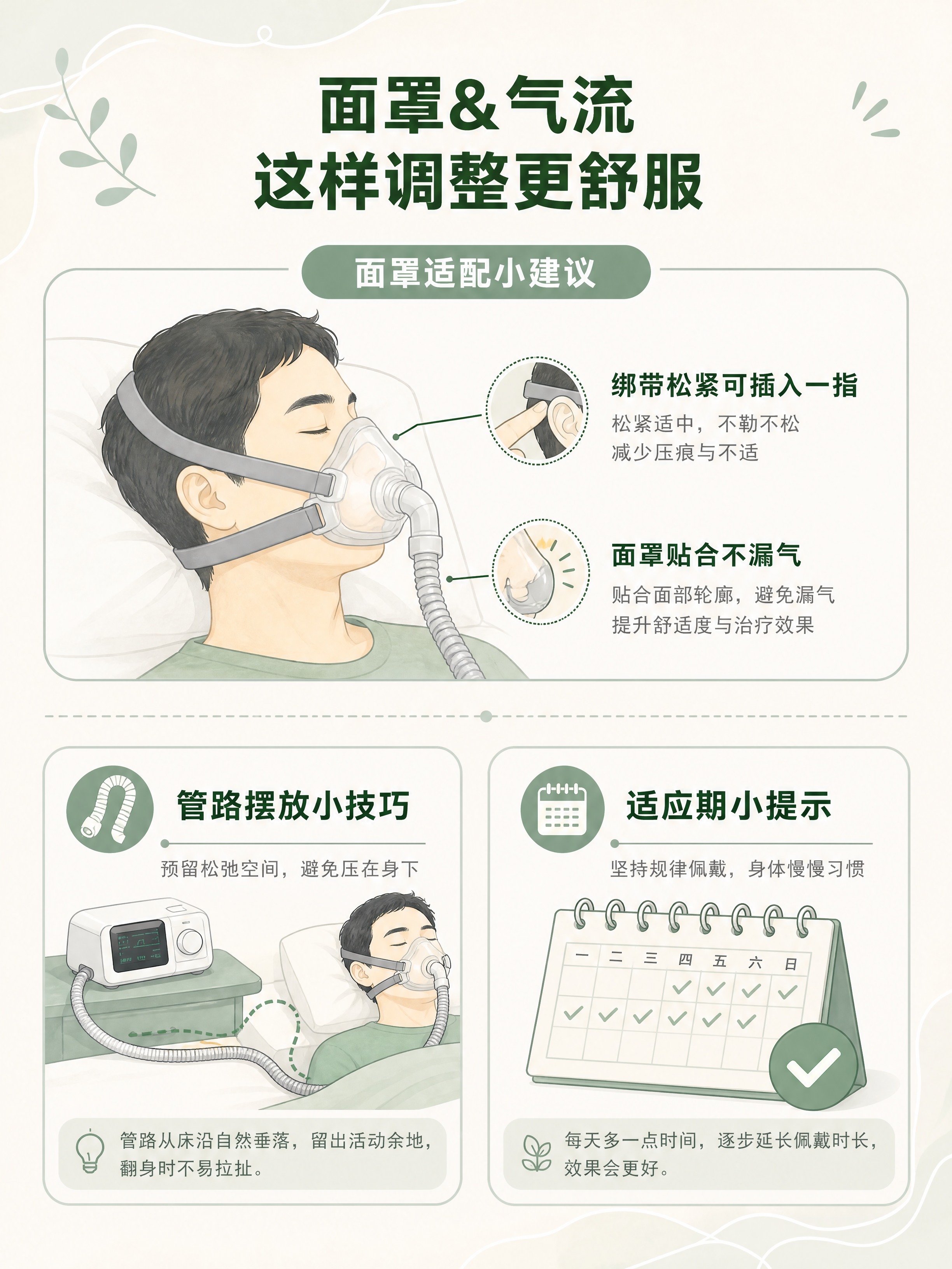 小红书笔记内页配图，插图大字，ins清新医疗科普风，版式精美，… - 图片创意预览