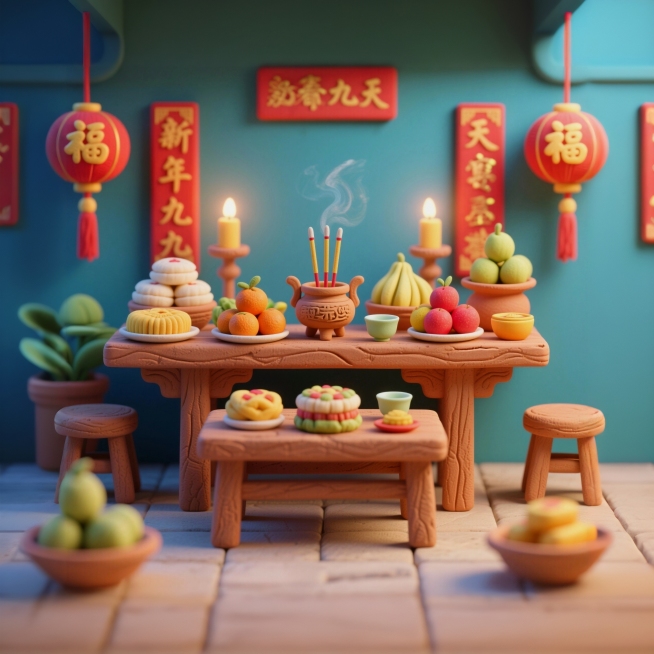 新年初九拜天公预览效果