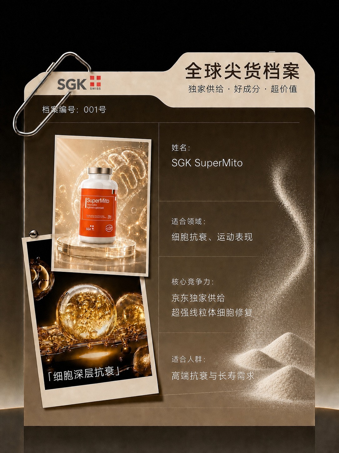基于参考图1的档案版式进行修改，保持整体暖棕色调和所有布局不变… - 图片创意预览