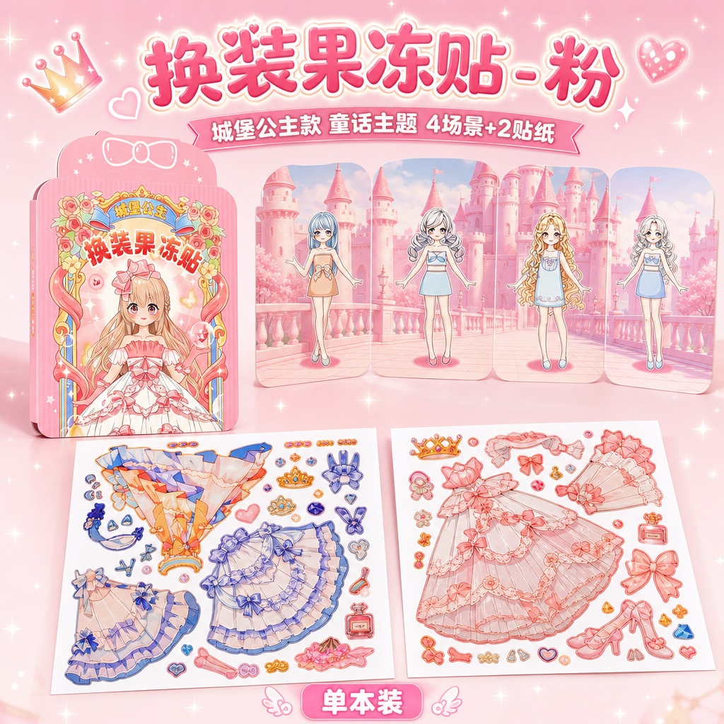 1:1正方形构图，超高清电商SKU图，糖果梦幻少女风，鲜亮通透… - 图片创意预览