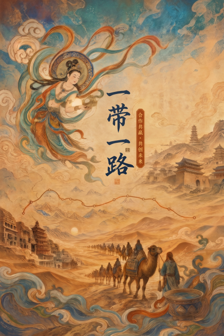 将图片中一带一路下面地图线路旁边的文字去掉,并将边框去掉预览效果