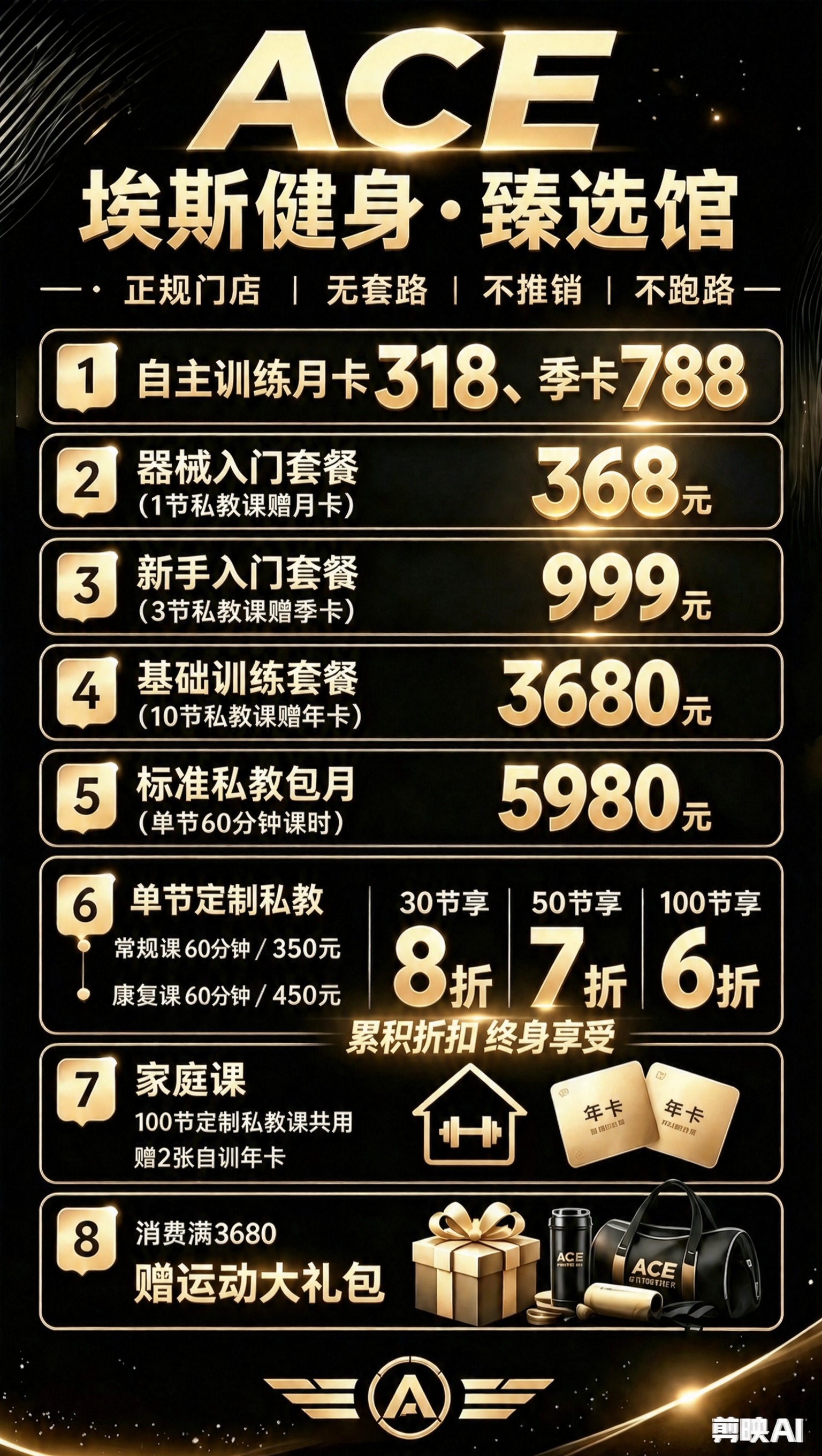 将图片中第一条“自主训练月卡”后面的数字“318”修改为与同一… - 图片创意预览