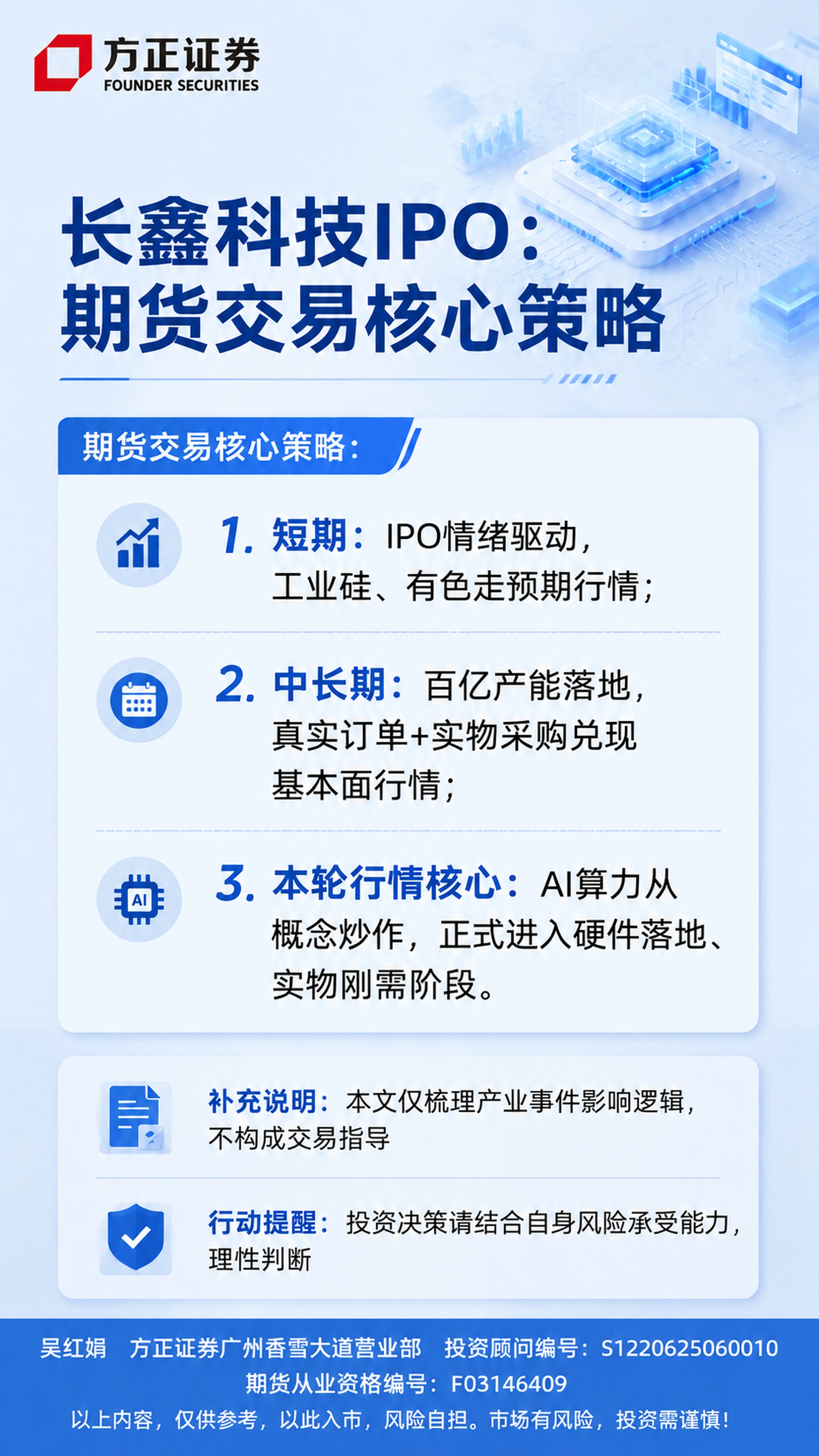 在原图基础上修改，替换图片底部的风险提示文字为："吴红娟 方正… - 图片创意预览