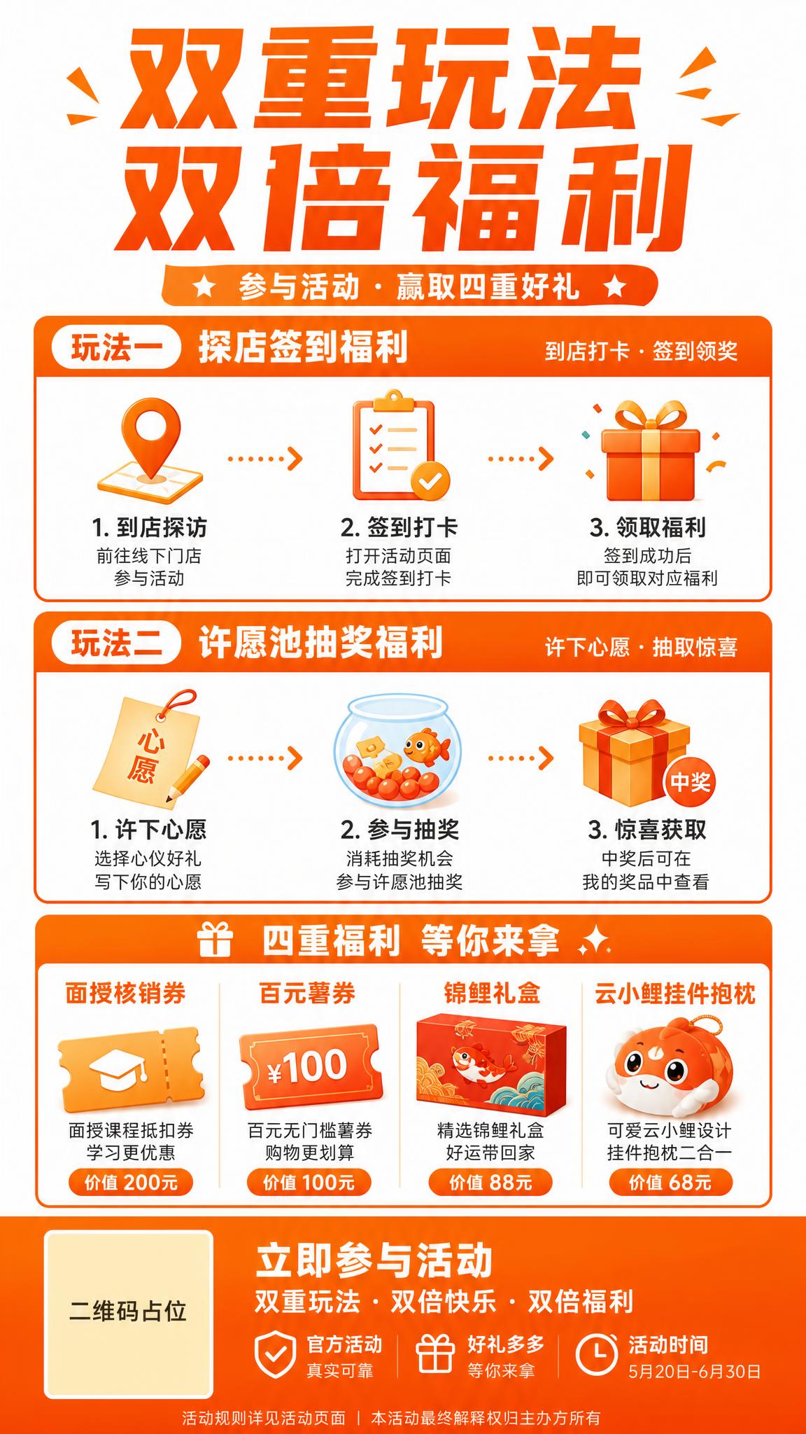 简约信息海报，竖版9:16，白底橙色分割栏，排版整齐清晰，官方… - 图片创意预览