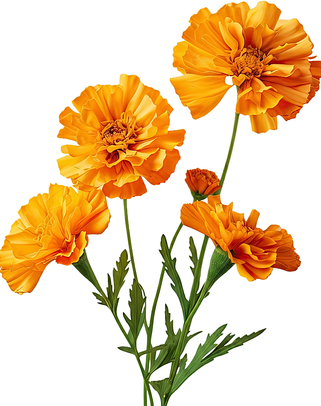 花的根茎颜色调绿一点