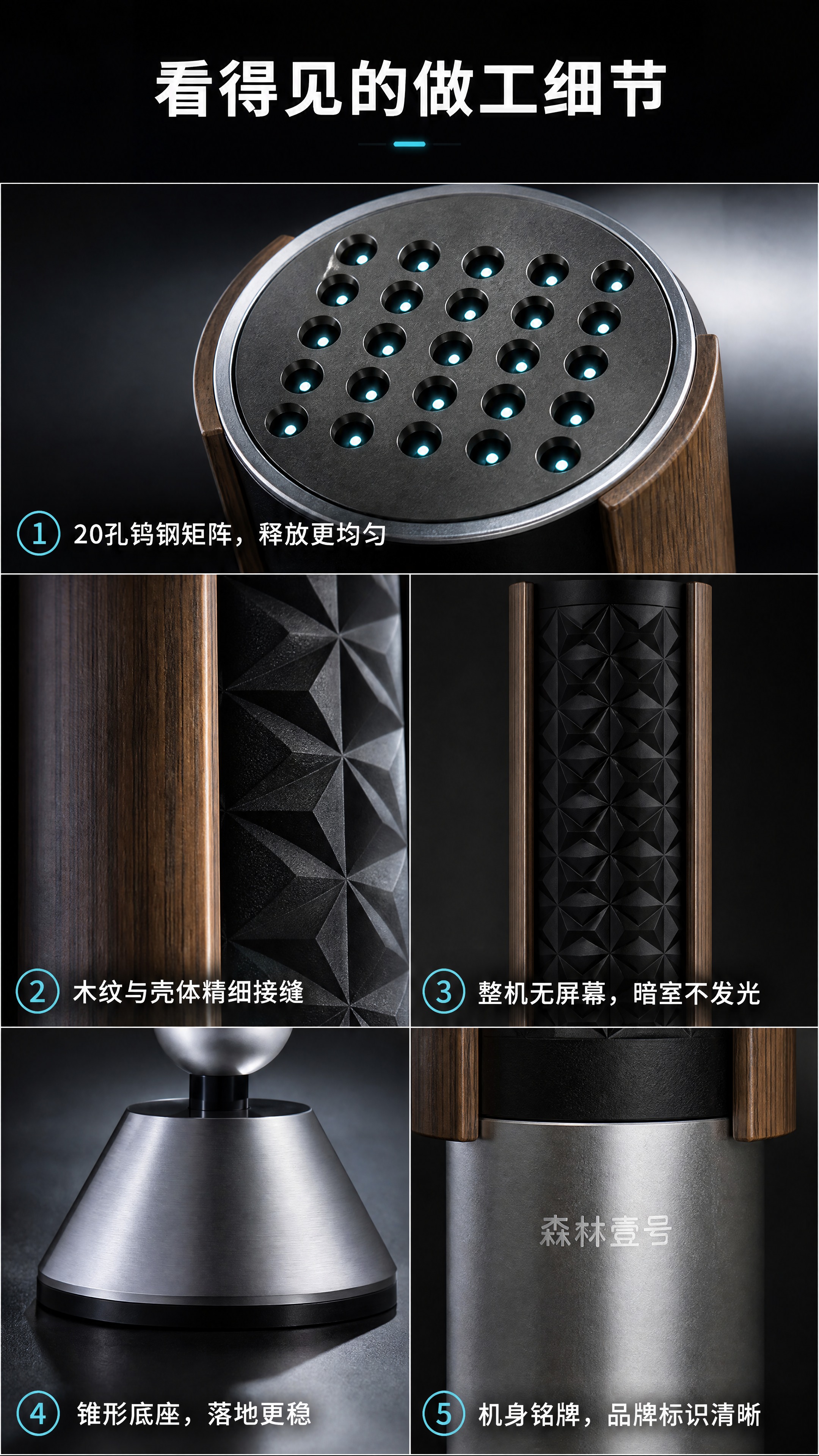 [商品] 使用【图1】森林壹号无风机离子空气净化器：本页为微距… - 图片创意预览