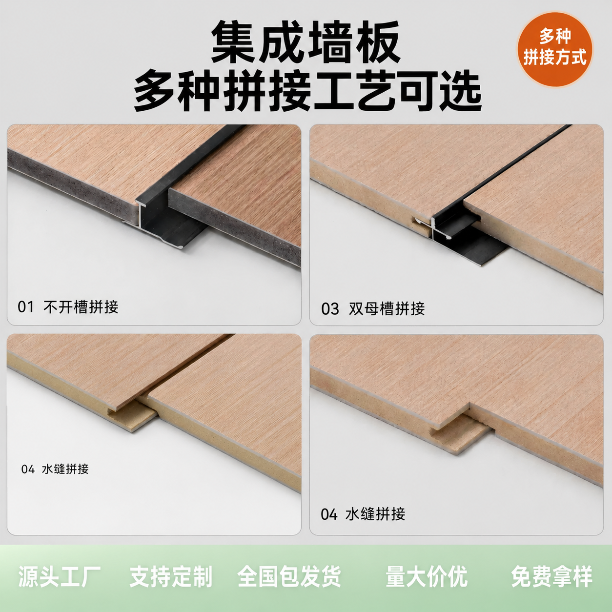 将图片底部的橙色文字背景条修改为浅绿色渐变背景，从浅薄荷绿到淡… - 图片创意预览