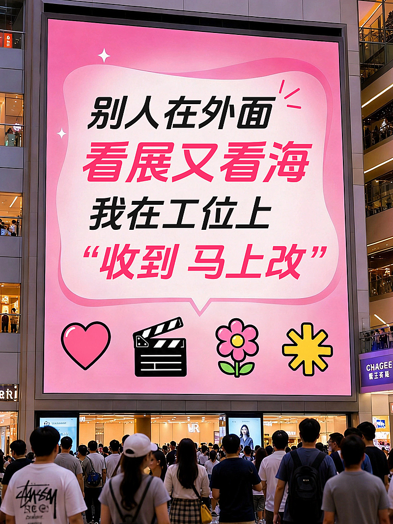 职场攻略创意文案分享大屏大字小红书封面