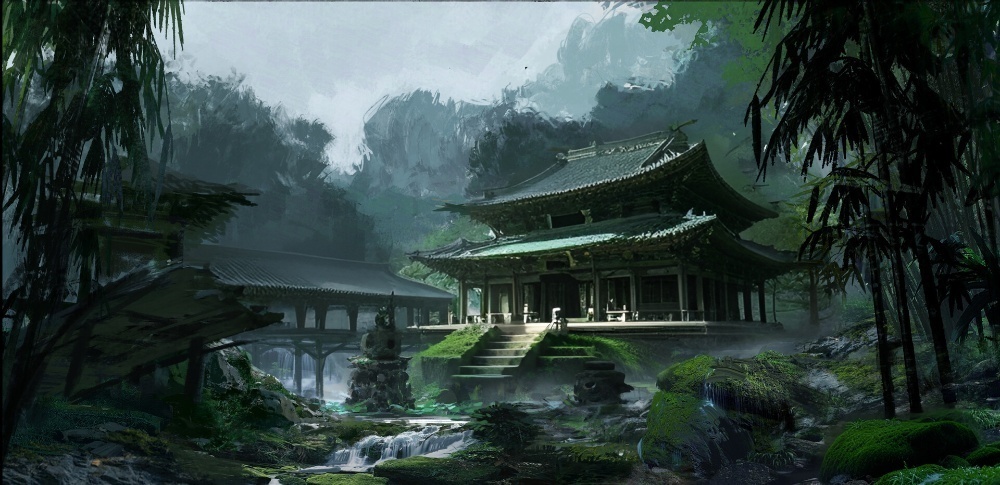 石头斜坡预览效果