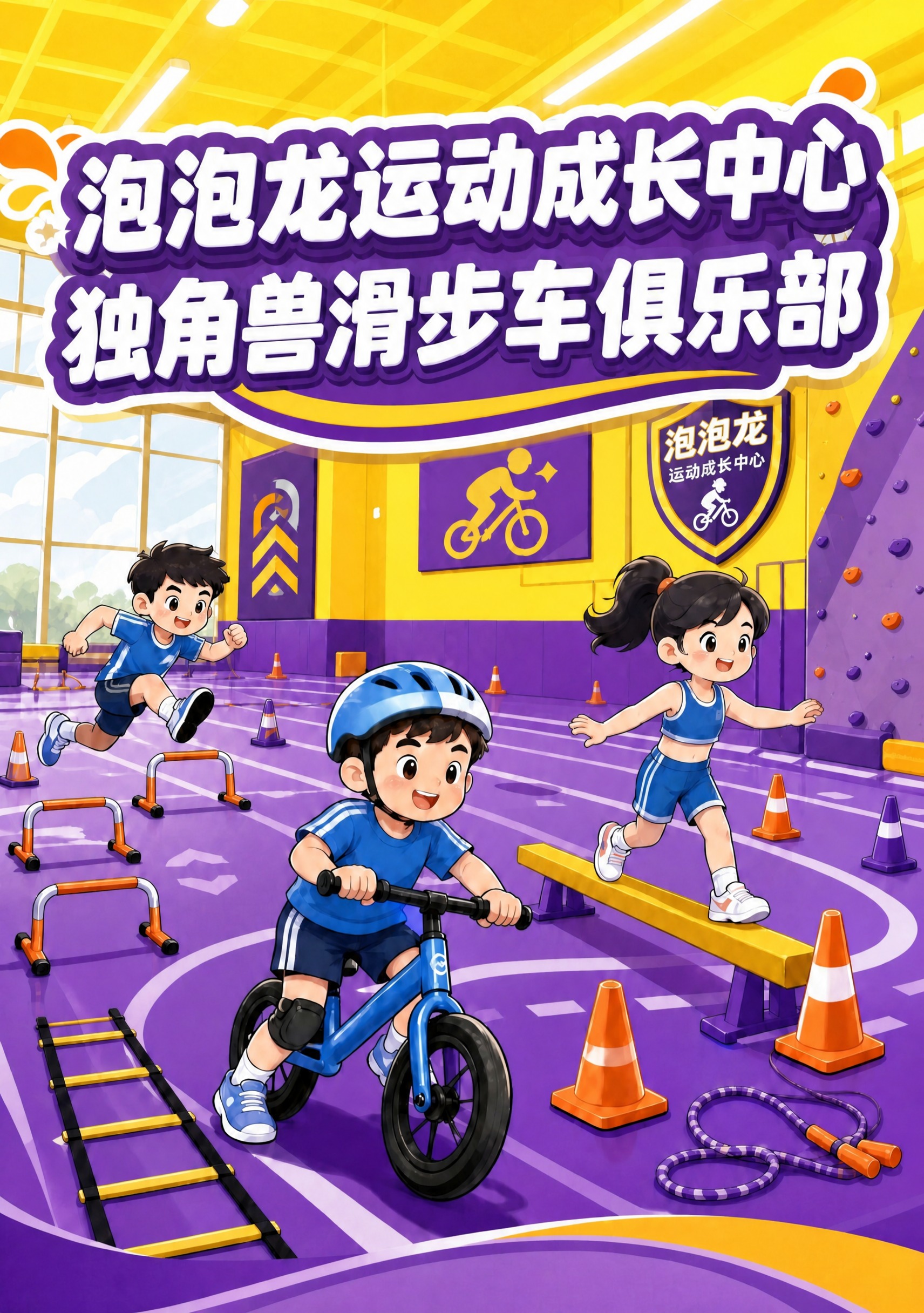 参考第二张图的黄色和紫色配色，将第一张图的主色调替换为黄色和紫… - 图片创意预览