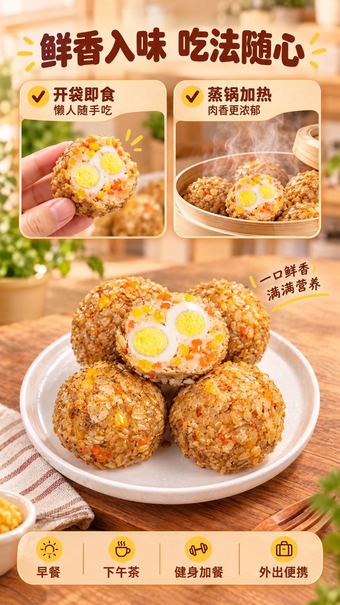 [商品] 使用【图2】盘中小肉蛋图；保留产品外观、颜色和材质；… - 图片创意预览