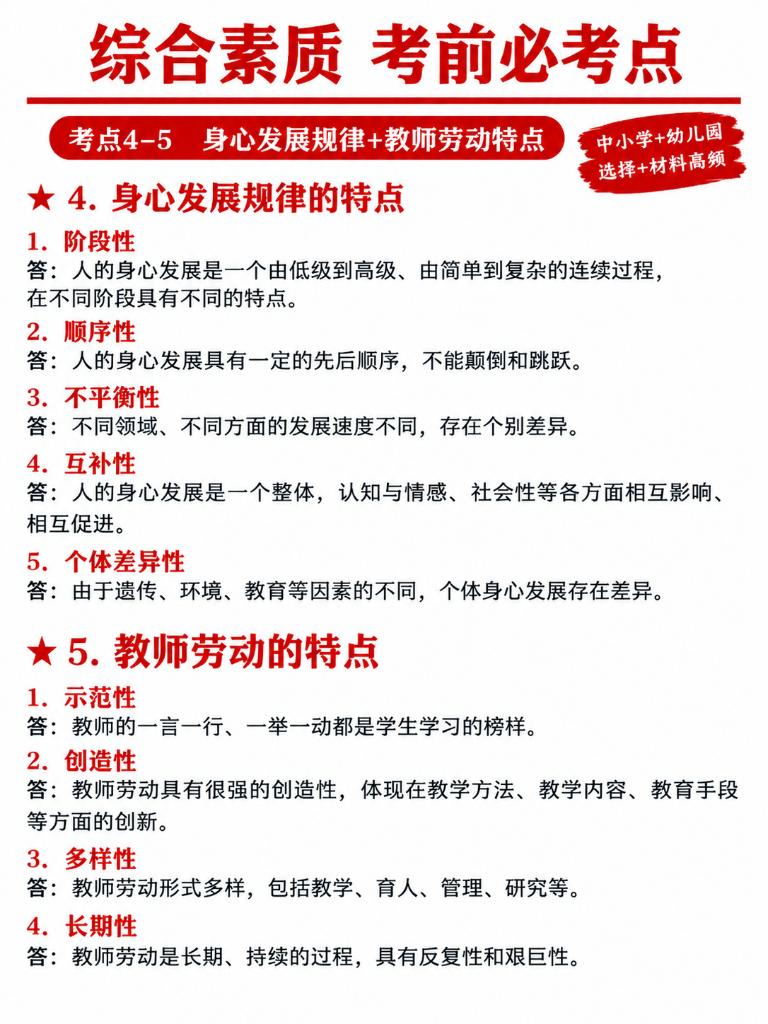小红书笔记大字封面，纯大字，教育备考干货风，版式精美，小红书笔… - 图片创意预览