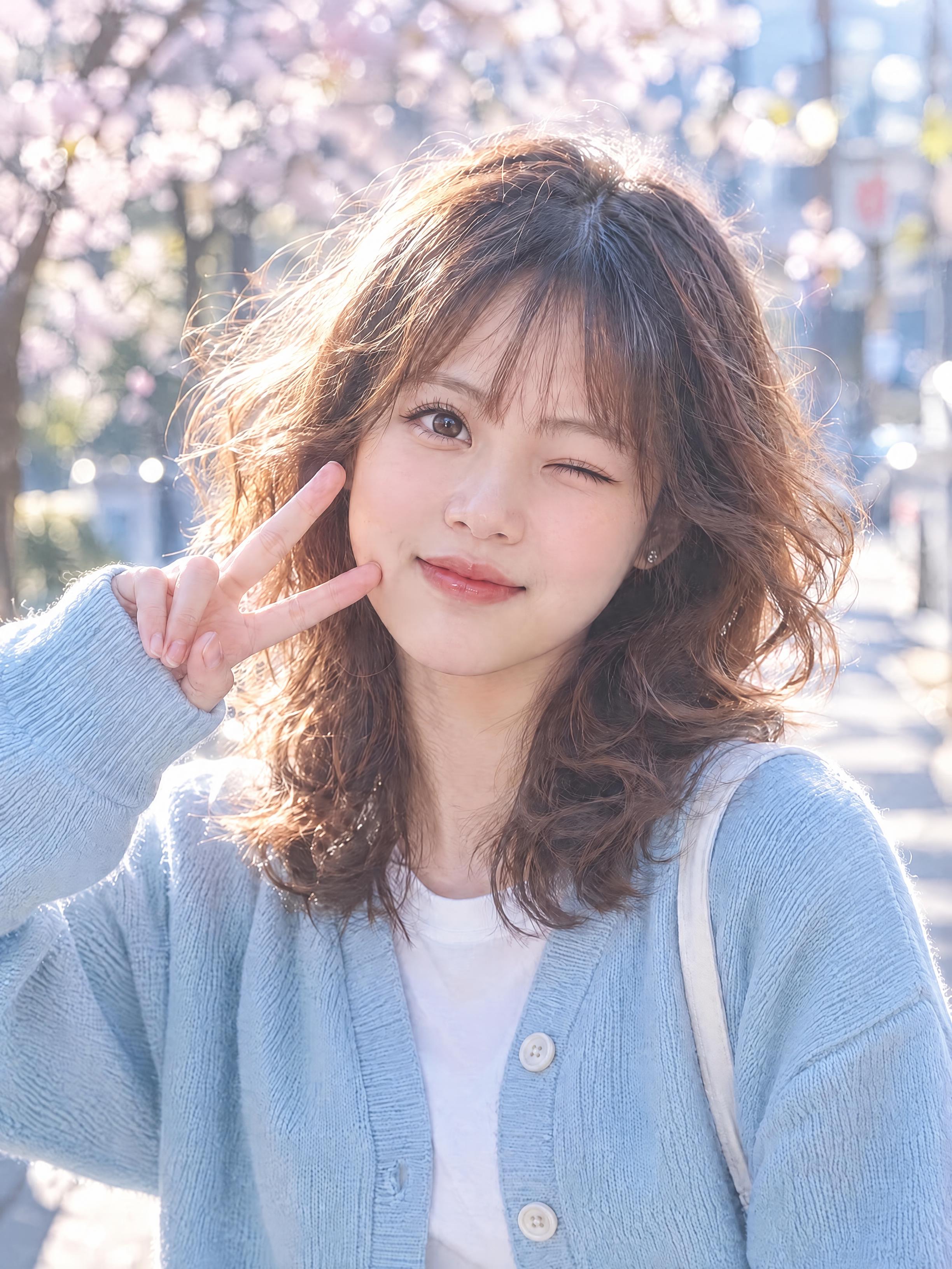 仅修改人物的眼睛，将眼睛变大变灵动，变成圆润有神的大眼双眼皮，… - 图片创意预览