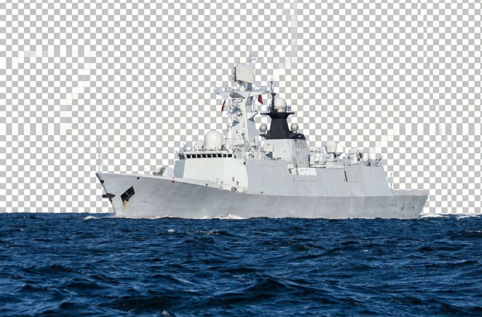 只去掉天空，海要留下来预览效果