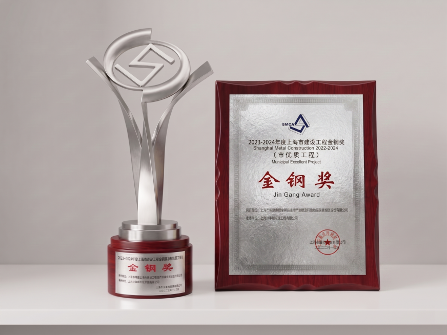 将奖牌证书的金色金箔背景修改为银色银箔背景，保持文字内容、红色文字和整体构图不变；奖杯、红色木框和浅灰色背景、白色架子都保持原样不变，生成高清写实效果。预览效果