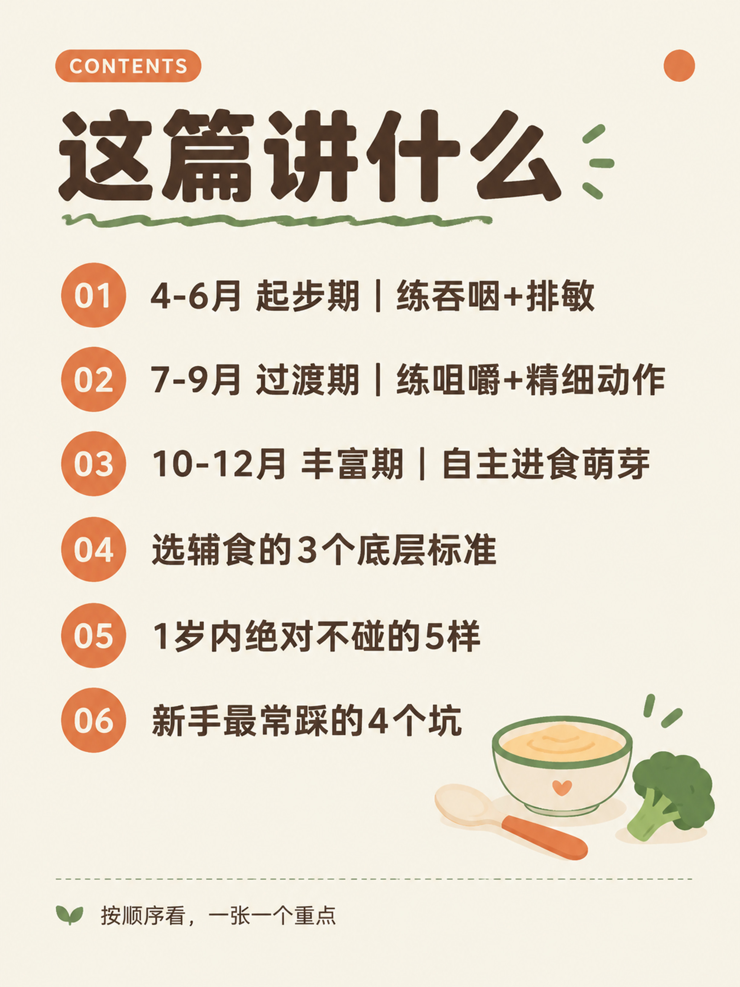小红书九宫格图文系列·图2目录页。竖版 3:4，奶油米白纯色底… - 图片创意预览