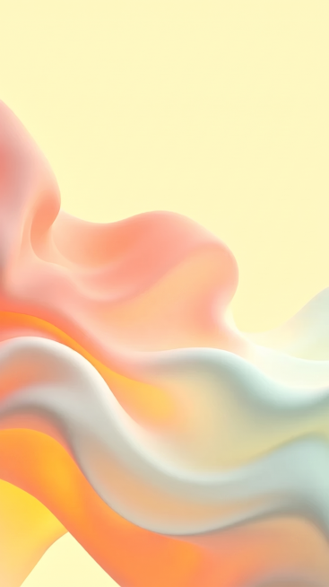 去除图片上所有的花瓣水印，保留原图片的色彩渐变和流体褶皱风格预览效果