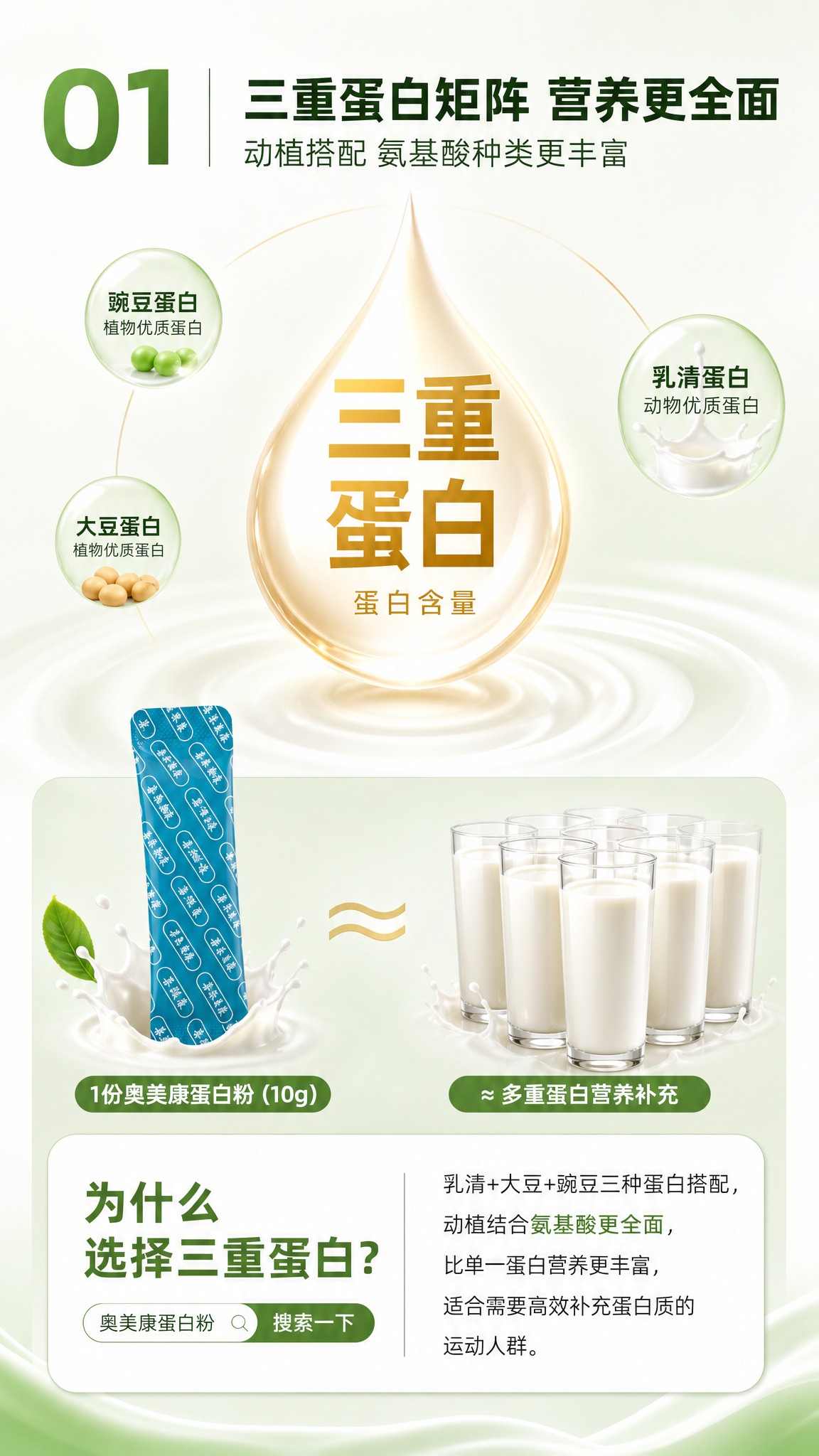 [商品] 使用【图2】AMKA奥美康独立条装蛋白粉（蓝色条装）… - 图片创意预览