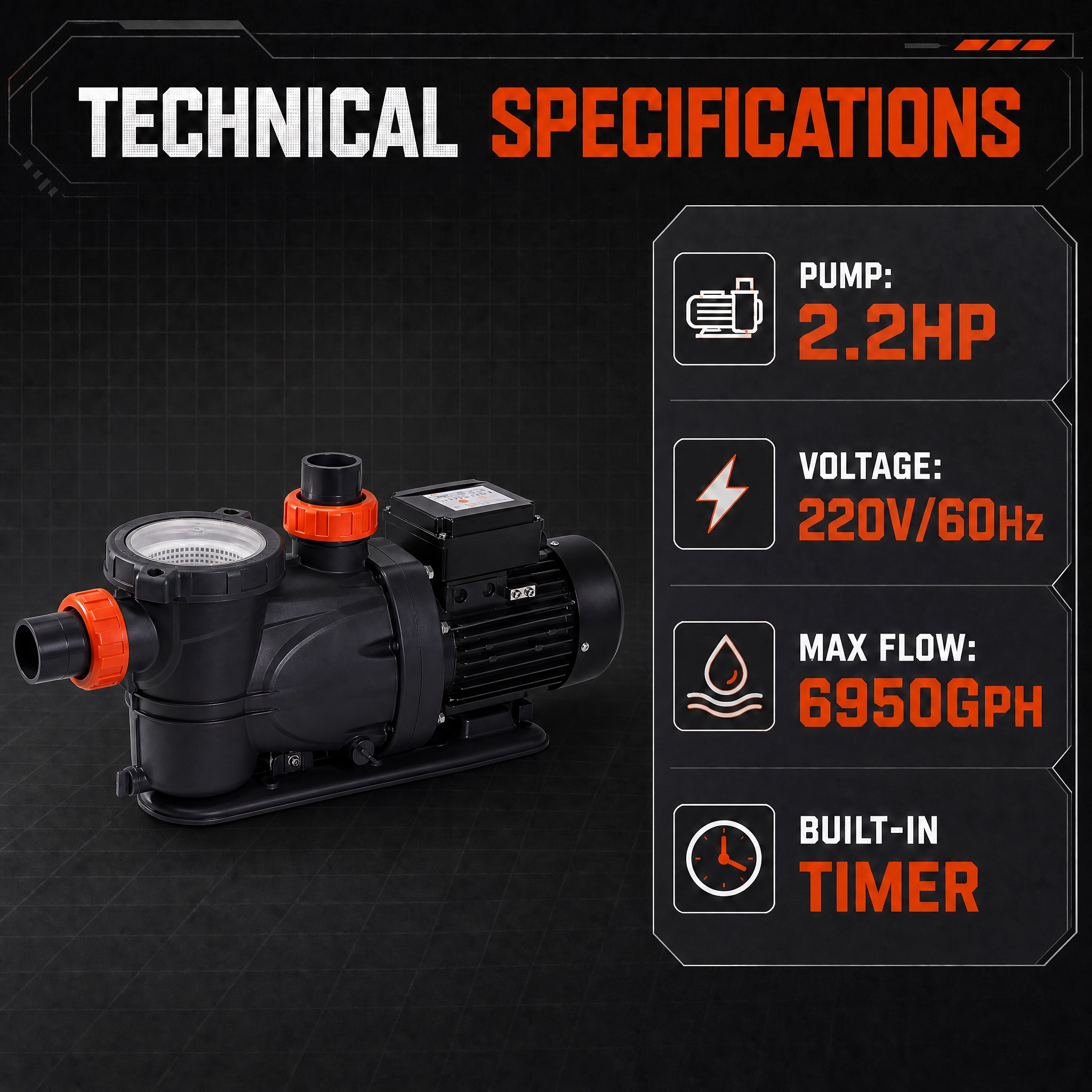 Adjust the pool pump product: r… - 图片创意预览