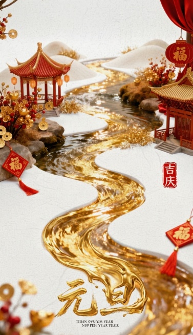 去掉画面中最大的两个灯笼预览效果