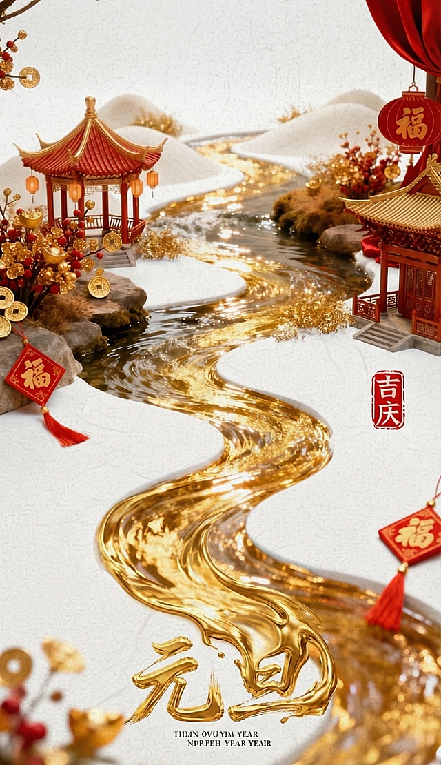去掉画面中最大的两个灯笼